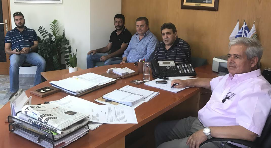 Συνάντηση Μαμουλάκη – Ηγουμενίδη για τα έργα στο Δήμο Μαλεβιζίου 