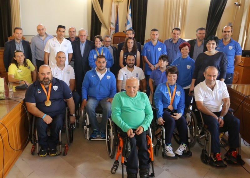 Το Ηράκλειο τίμησε τους αθλητές της Ελληνικής Παραολυμπιακής Ομάδας που διακρίθηκαν στο Ρίο (pics)