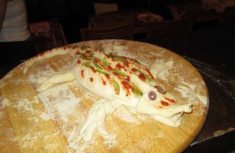 Ο Σήφης o κροκόδειλος έγινε… πίτσα