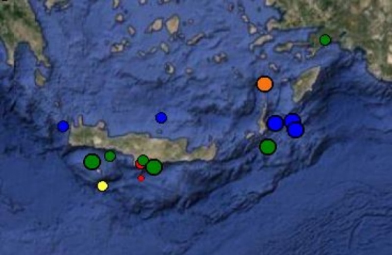 Μικρές σεισμικές δονήσεις στην Κρήτη
