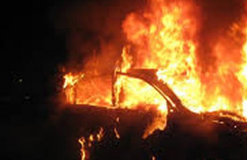 Οδηγός ΙΧ κάηκε ζωντανος μετά από τροχαίο