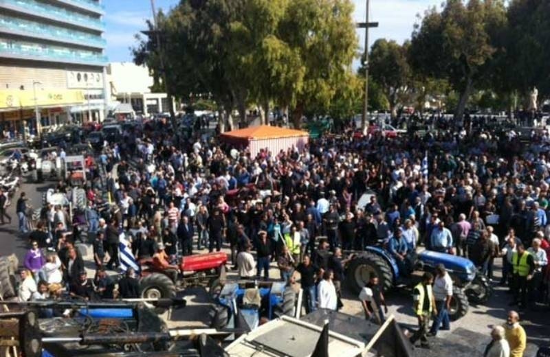 Οι αγρότες των Αρχανών και Αστερουσίων διαδηλώνουν την Παρασκευή στο Ηρακλειο!