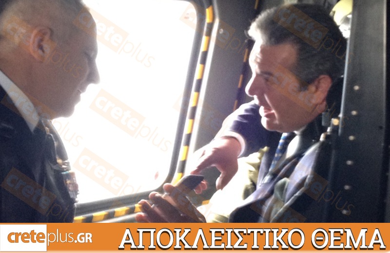 Αποκλειστικό: Ο Πάνος Καμμένος με τον αρχηγό ΓΕΝ μέσα στο στρατιωτικό ελικόπτερο (pics)
