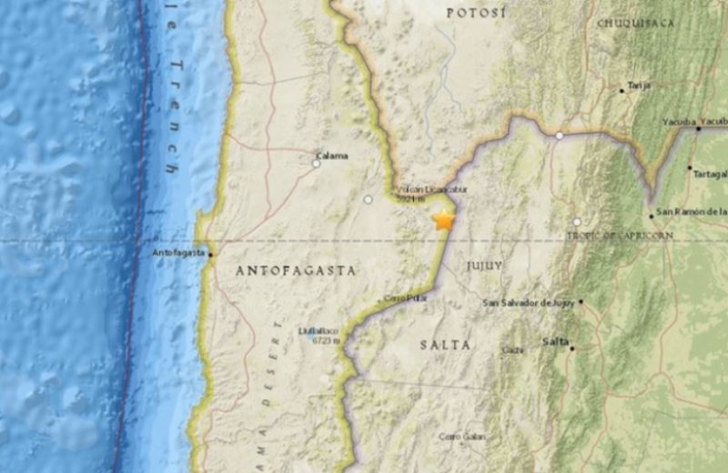 Ισχυρός σεισμός 6,9 Ρίχτερ στα σύνορα Χιλής - Αργεντινής