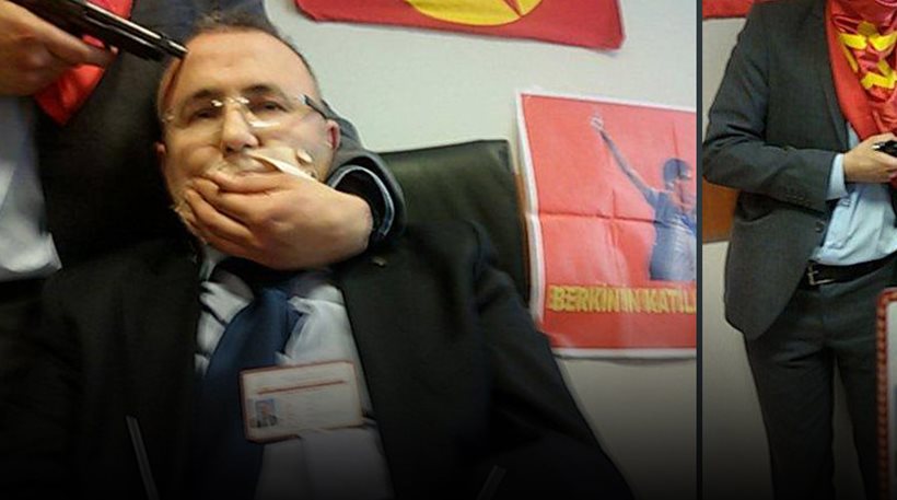 Ομηρία που σοκάρει στην Τουρκία: Ακροαριστεροί απειλούν με το όπλο κολλλημένο στο κεφάλι του Εισαγγελέα (pics)