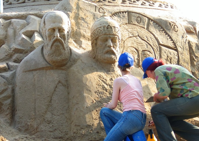 Στην Αμμουδάρα το πρώτο στην Ελλάδα φεστιβάλ γλυπτικής στην άμμο  (pics)