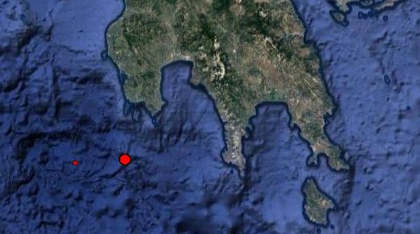 Σεισμική δόνηση 3,3 Ρίχτερ στη θαλάσσια περιοχή της Μεσσηνίας