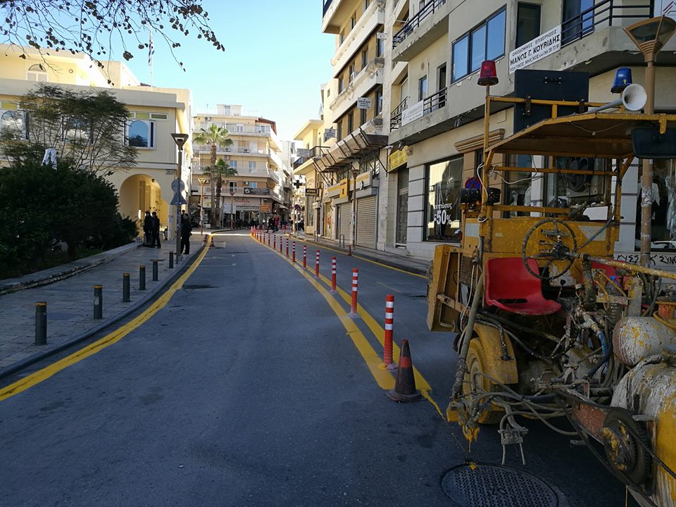 Διπλής κατεύθυνσης από Δευτέρα κεντρικοί δρομοι στο Ηράκλειο- Ξεκινουν τα έργα (pics) 