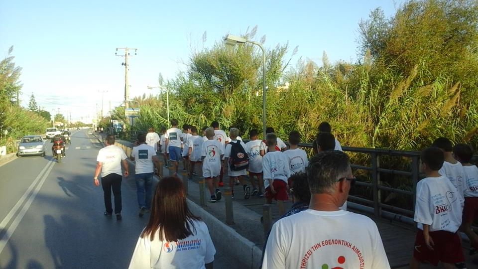 Συμμετοχή του Δήμου Πλατανιά στην 14η Πανελλήνια Λαμπαδηδρομία Εθελοντών Αιμοδοτών