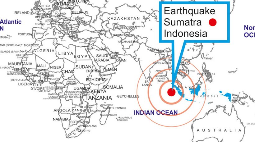 Σεισμός 7,9 Ρίχτερ νοτιοδυτικά της Ινδονησίας