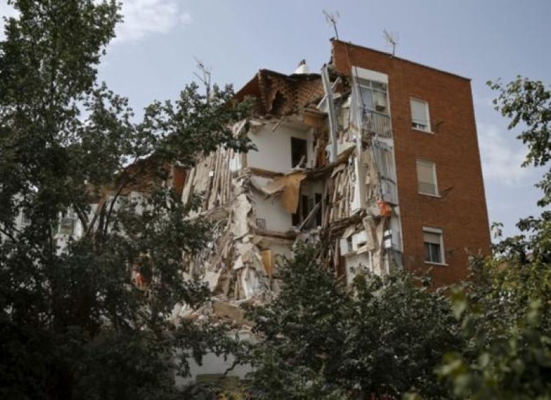 Κατέρρευσε πολυκατοικία στην περιοχή της Μαδρίτης
