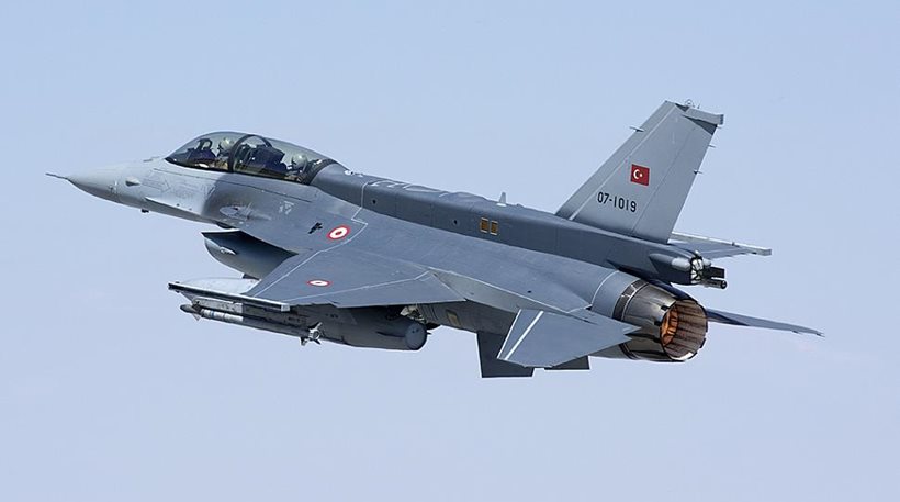 Τουρκικά μαχητικά F-16 πέταξαν πάνω από τρία ελληνικά νησιά