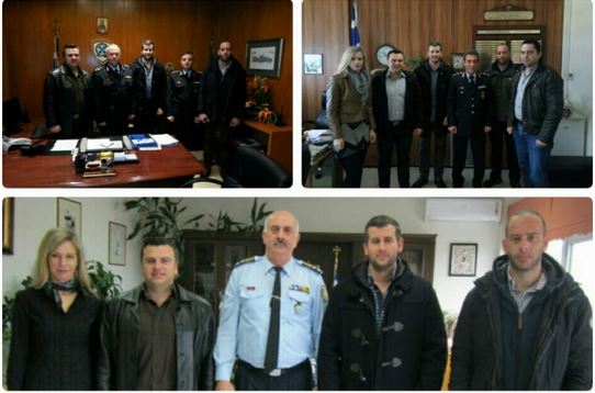 Συναντήσεις με την φυσική ηγεσία της Αστυνομίας στην Κρήτη 