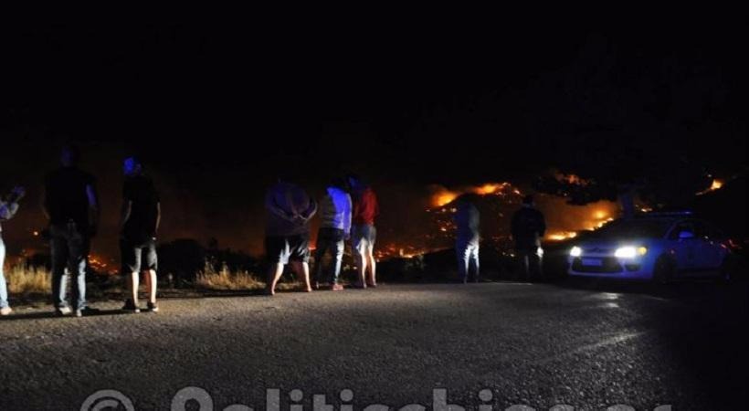 Το χρονικό της καταστροφής στην Χίο από τη νέα πυρκαγιά