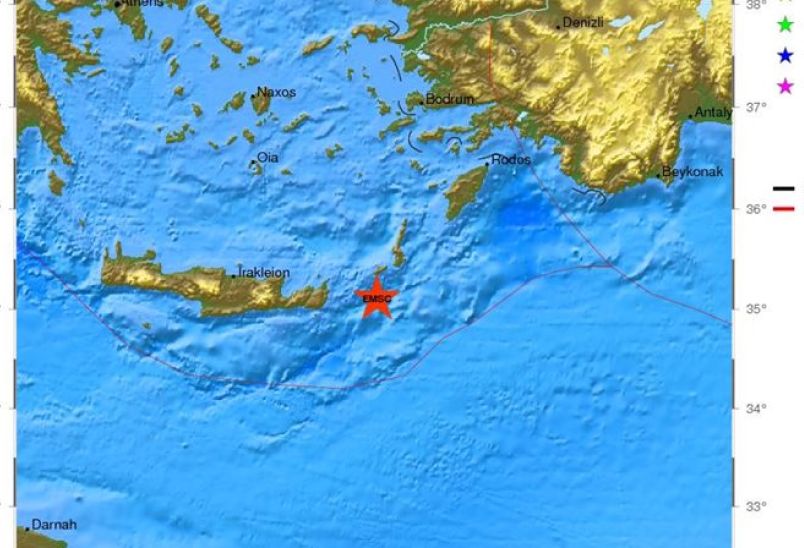 Ισχυρή σεισμική δόνηση "ταρακούνησε" για άλλη μία φορά την Κρήτη!