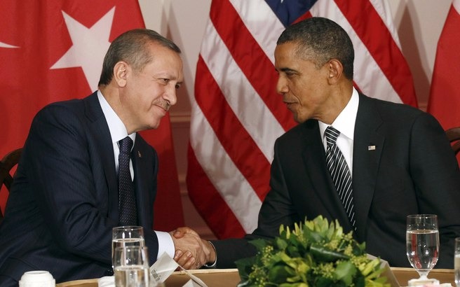 Τηλεφωνική επικοινωνία Ομπάμα - Ερντογάν