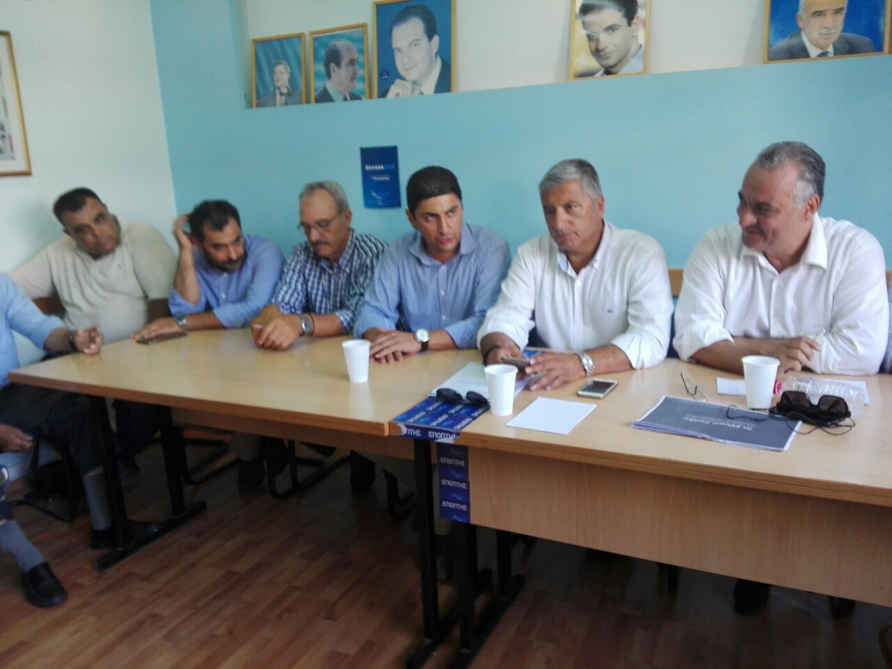 Αυτοδιοίκηση και προσφυγικό στην ατζέντα της ΝΟΔΕ Ηρακλείου- Έκτακτη συνεδρίαση παρουσία του Γ. Πατούλη 