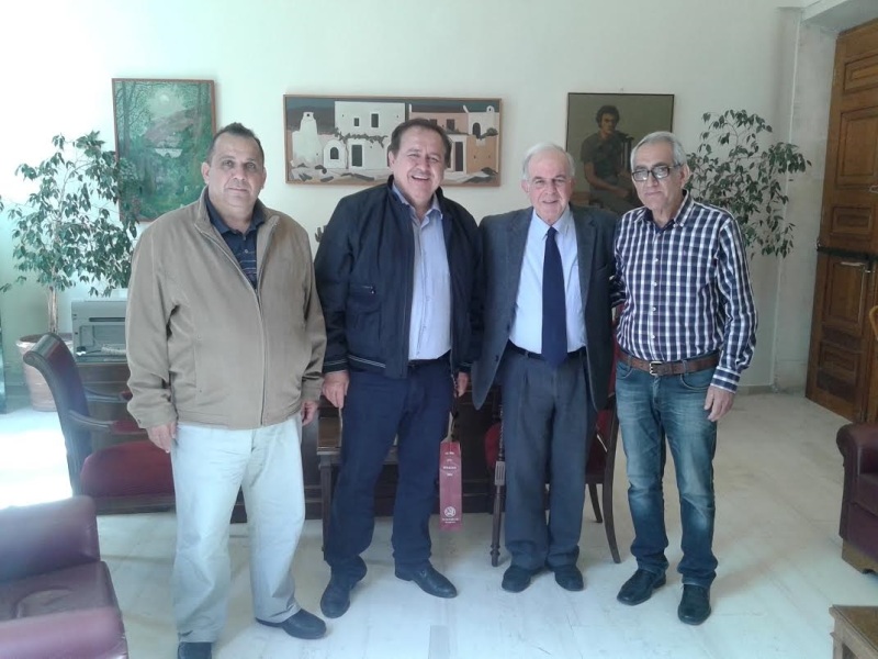 Επίσκεψη στην Λότζια από το δήμαρχο Γερίου Κύπρου