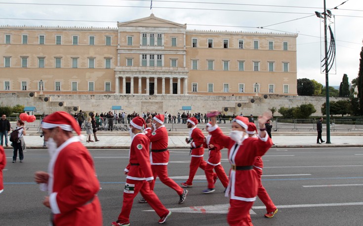Κλείνει για το Santa Run το κέντρο της Αθήνας