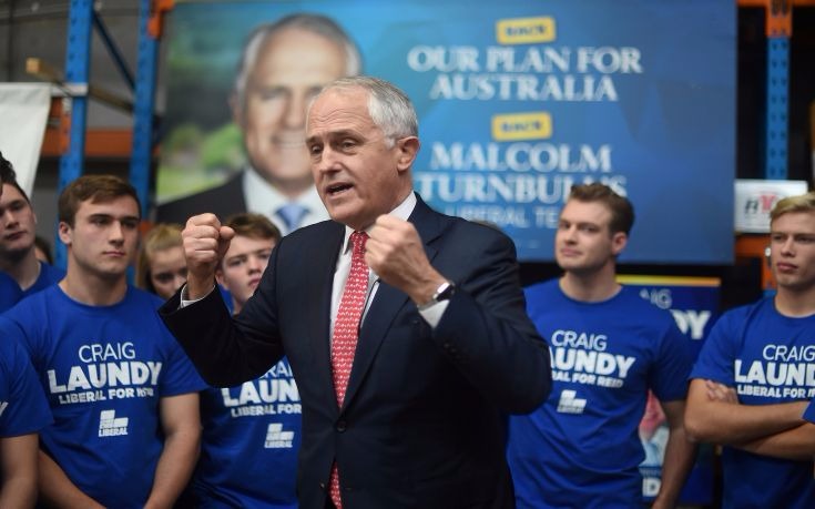 Για «οικονομικό χάος» αν δεν εκλεγεί προειδοποιεί ο Αυστραλός πρωθυπουργός