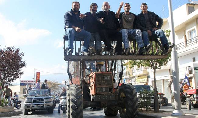 Οι αγρότες της Κρήτης σόκαραν τους Τούρκους 