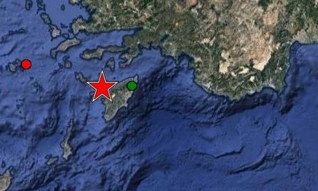 Σεισμός 5.1 βαθμών της Κλίμακας Ρίχτερ έγινε αισθητός και στην Κρήτη
