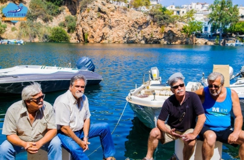 Agios Nikolaos Cliff Diving- Τεσσερις αθλητες συναντιούνται 40 χρόνια μετά 