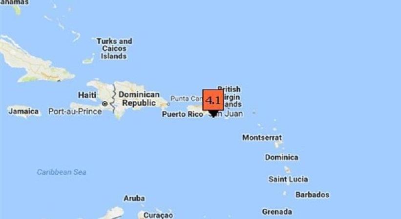 Σεισμική δόνηση 4,1 βαθμών στο Πουέρτο Ρίκο
