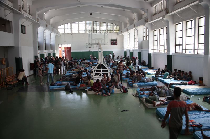 Χανιά: Στο Δημοτικό Γυμναστήριο της Παλιάς Ηλεκτρικής οι μετανάστες