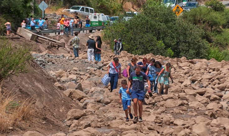 Σφοδρές πλημμύρες πλήττουν τη Χιλή