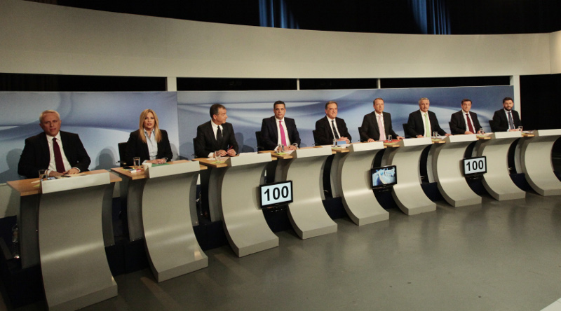 «Μπηχτές» και αντιπαραθέσεις στο debate των 9 υποψηφίων για την ηγεσία της Κεντροαριστεράς  