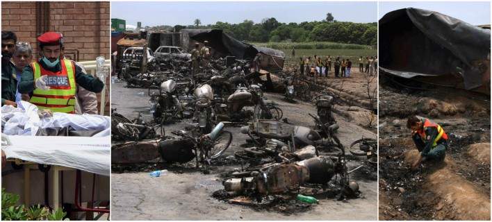 Τραγωδία: Κάηκαν ζωντανοί για λίγο πετρέλαιο -150 νεκροί στο Πακιστάν (vid & pics) 