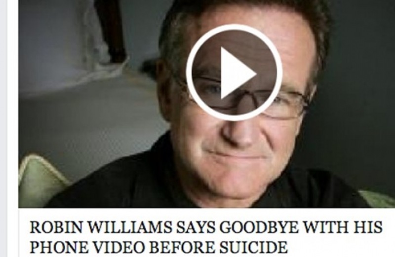 Απάτη στο Facebook εκμεταλλεύεται την αυτοκτονία του Ρόμπιν Γουίλιαμς