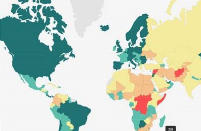 Μόνο 11 χώρες παγκοσμίως δεν εμπλέκονται σε κάποια σύγκρουση