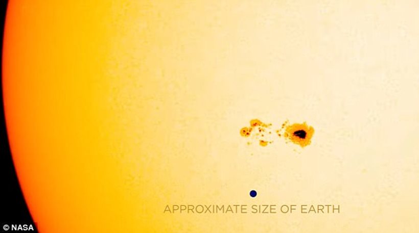 Τεράστια κηλίδα στον Ήλιο απειλεί με «μπλακ-άουτ» τη Γη 