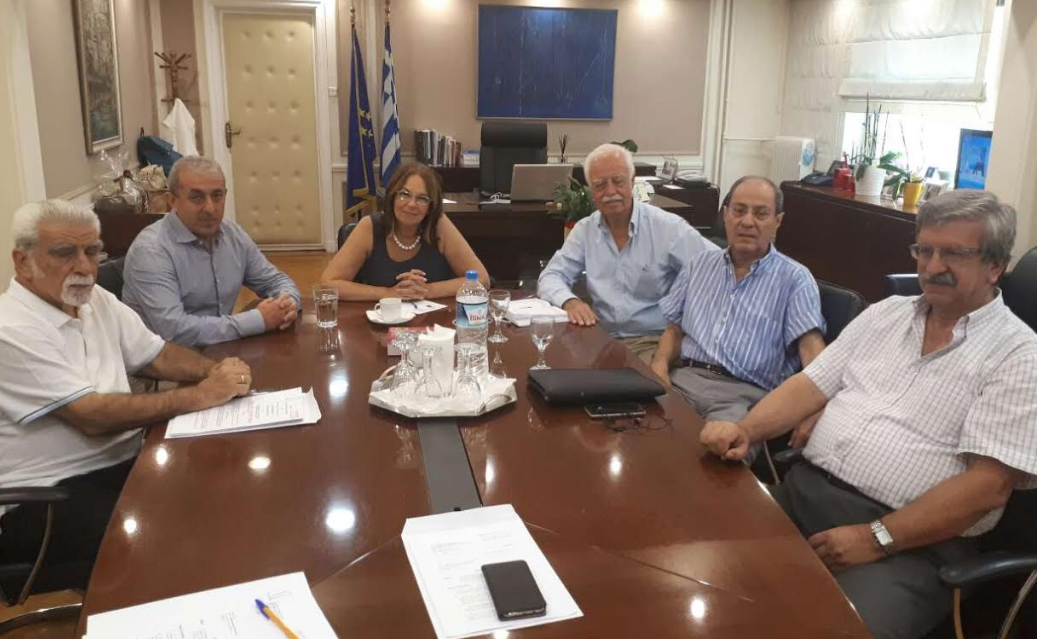Συνάντηση Σ. Βαρδάκη με την Υφυπουργό Οικονομικών και τον σύλλογο συνταξιούχων πρώην ΑΤΕ 