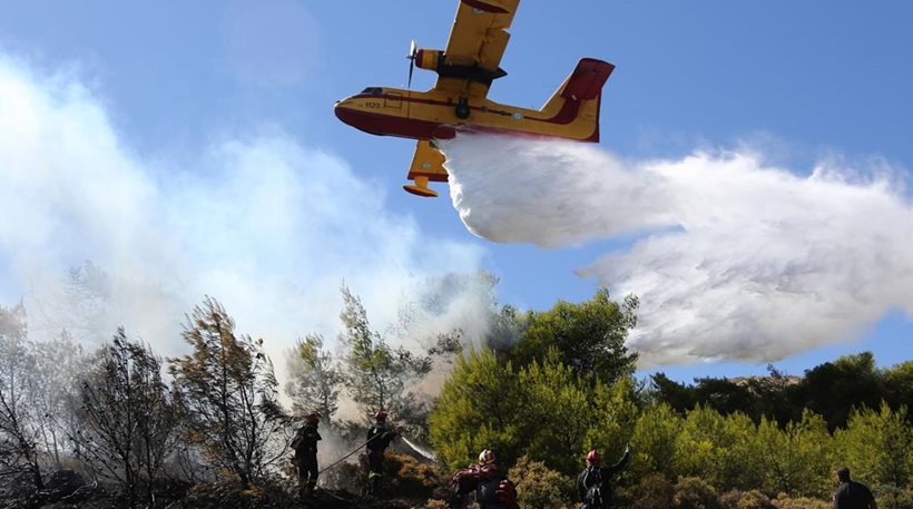 Δύο πυρκαγιές σε δασικές εκτάσεις στην Κεφαλονιά