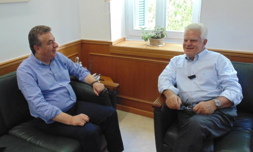 Συνάντηση Περιφερειάρχη Κρήτης και Πρύτανη Πανεπιστημίου Κρήτης 