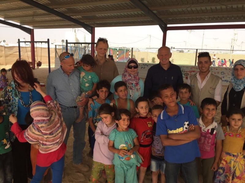 Στην Ιορδανία για τους πρόσφυγες ο Γιώργος Παπανδρέου 