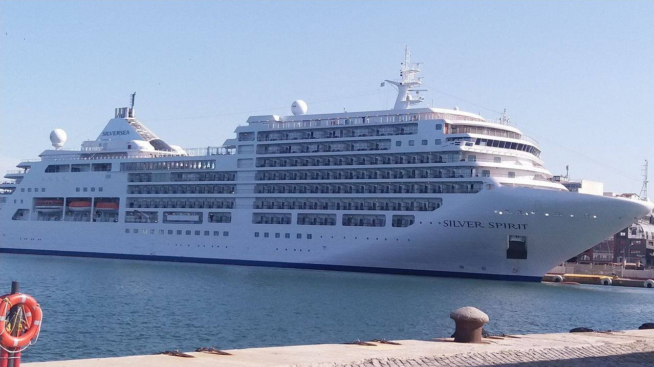 Το κρουαζιερόπλοιο Silver Spirit στη Θεσσαλονίκη