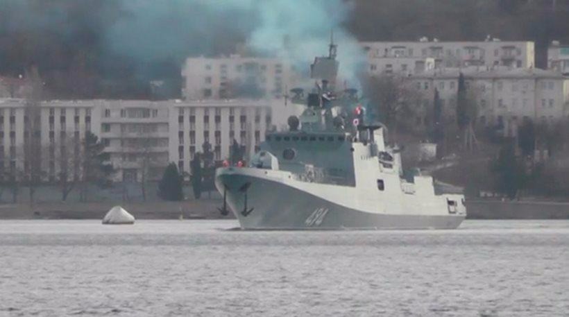Βίντεο: Η ρωσική φρεγάτα «Admiral Grigorovich» πλέει προς τη Μεσόγειο
