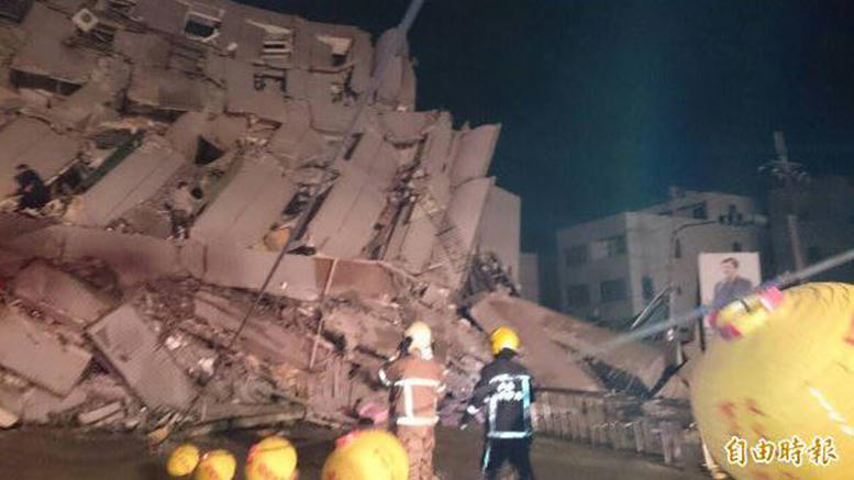 Ισχυρός σεισμός 6,4 βαθμών στην Ταϊβάν 