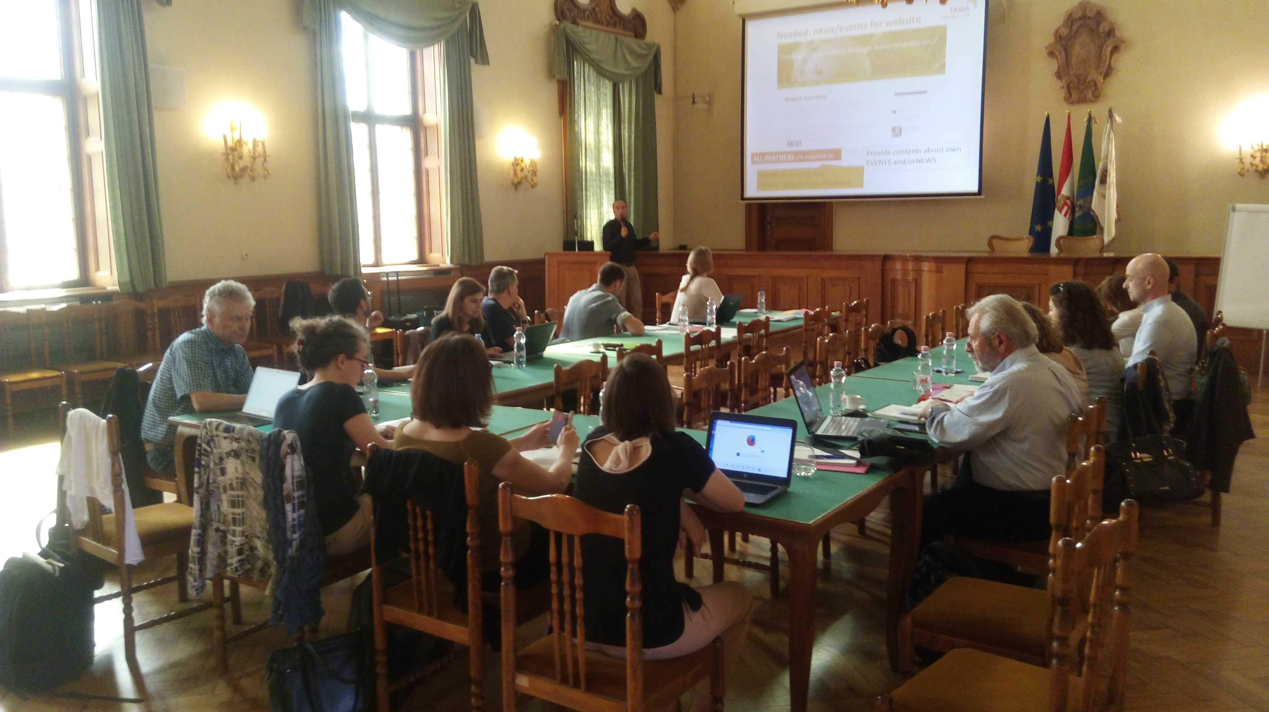 Συμμετοχή της Περιφέρειας Κρήτης στην συνάντηση των Εταίρων του έργου ΤΑΝΙΑ στο Pecs της Ουγγαρίας 