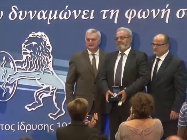 Βραβεύτηκε ο Κοσμάς Περπιράκης από τη ΓΣΕΒΕΕ για το πολυετές του έργο 