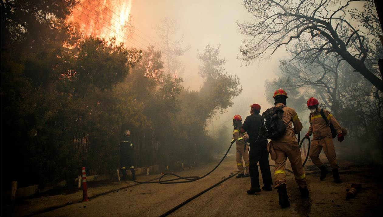 Φωτιά ξέσπασε κοντά στο χωριό Άνω Ασίτες Ηρακλείου