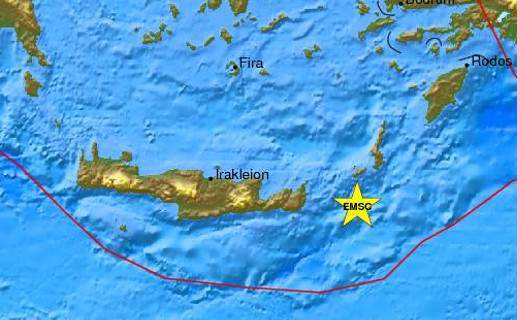 Νέος σεισμός 4,2 Ρίχτερ «ταρακούνησε» την Κρήτη