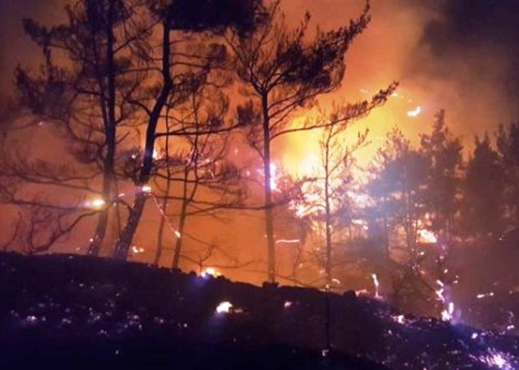 Τεράστιες εκτάσεις καμένης γης έχει αφήσει πίσω της η φωτιά στο Σελάκανο!