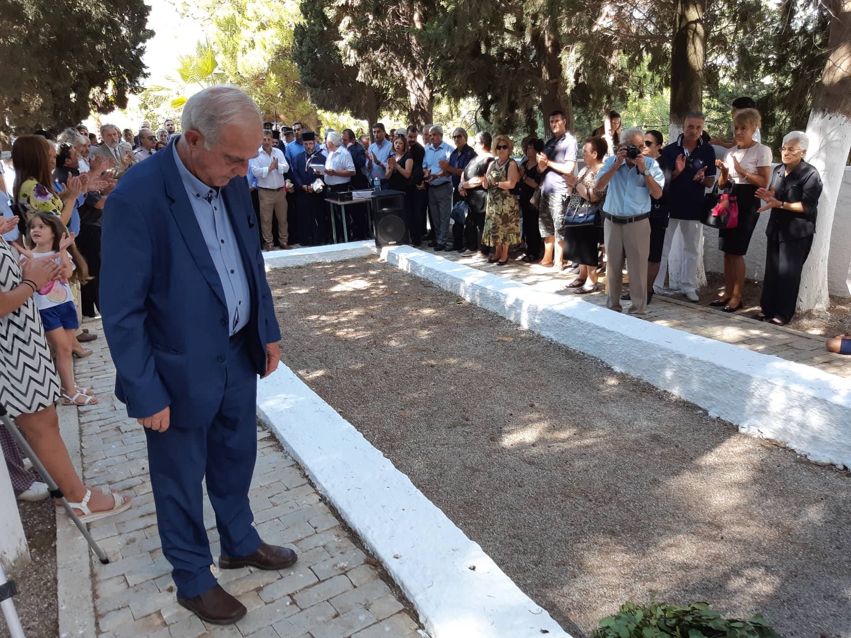 Ο Δήμαρχος Ηρακλείου στο ετήσιο μνημόσυνο των θυμάτων στο Σοκαρά