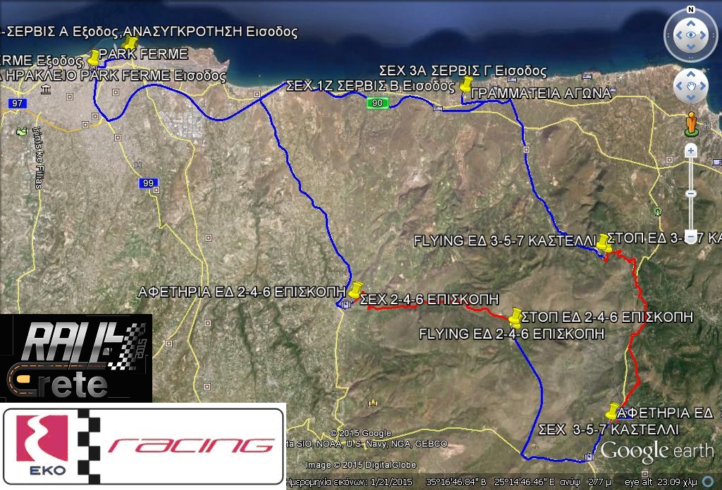   Πώς θα παρακολουθήσετε το EKO Racing 100 Rally Κρήτης