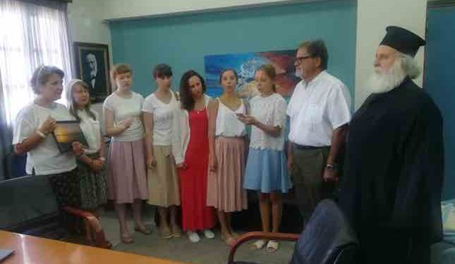 Ρώσοι φοιτητές μαθαίνουν ελληνικά στον Άγ. Νικόλαο